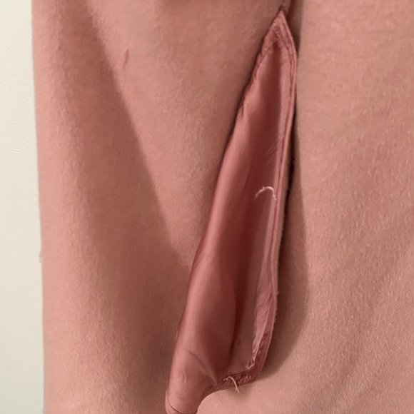 All Saints Anya Pink Wool Blend Longline Coat XS - Picture 11 of 11